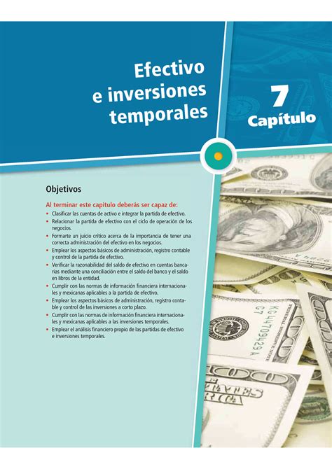 efectivo e inversiones temporales